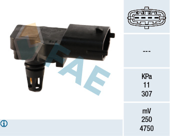 MAP SENSÖRÜ ASTRA G-H-J-COMBO C-D-CORSA D-E-INSIGN - FAE - OEM 93171176