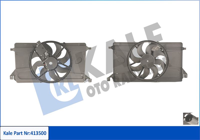 FAN MOTORU DAVLUMBAZLI FORD FOCUS 04> 1.6 ZETEC - KALE - OEM 3M51