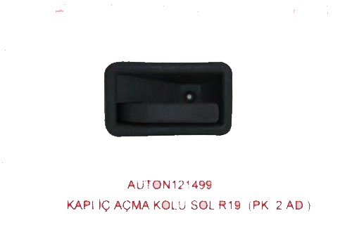 KAPI IC ACMA KOLU SOL SIYAH RENAULT R19 - BARAN - OEM BRN