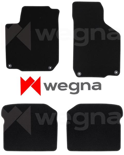 HALI PASPAS SİYAH SKODA OCTAVIA 1 1996-2004 - WEGNA - OEM PASPAS
