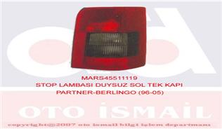 STOP LAMBASI SOL PARTNER BERLINGO BAGAJ KAPI TEK KAPI DUYSUZ 96>05 ORTA SIYAH - MARS - OEM 6350J1