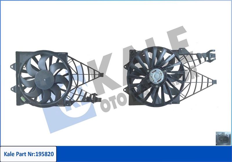 FAN GRUBU DAVLUMBAZLI FIAT LINEA 1.3MJET 1.4T-JET - KALE - OEM 51785226