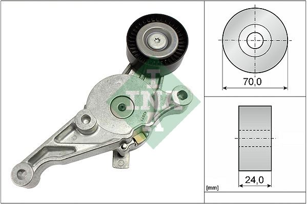 ALTERNATOR GERGISI KOMP. GOLF V 1.9 TDI 04- - INA - OEM 03G903315C