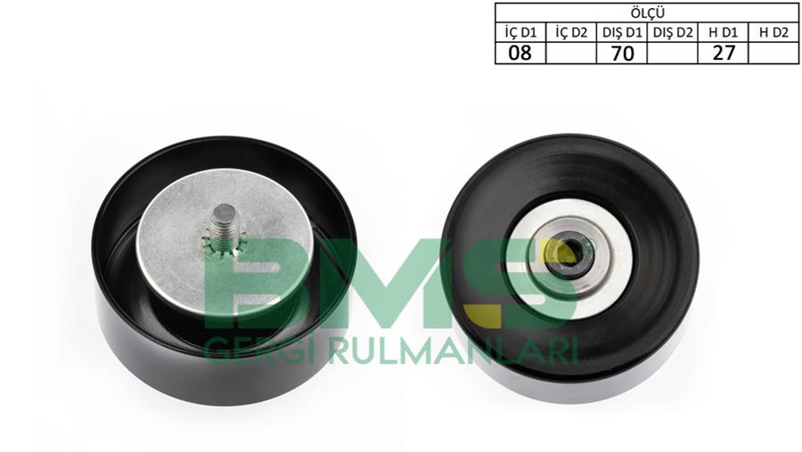 KAYIS GERGI RULMANI BMW M47 M57 E46 E60 E61 E63 E64 E65 E66 E83 E53 - BMS - OEM 11287799464