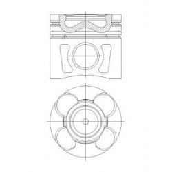 MOTOR PİSTON+SEGMAN (0,40) (69,60 mm) DOBLO-FİORİNO-LINEA-GRANDE PUNTO-ASTRA 1.3D MJET 1.3 CDTI (EURO 5) - YENMAK - OEM 55197996