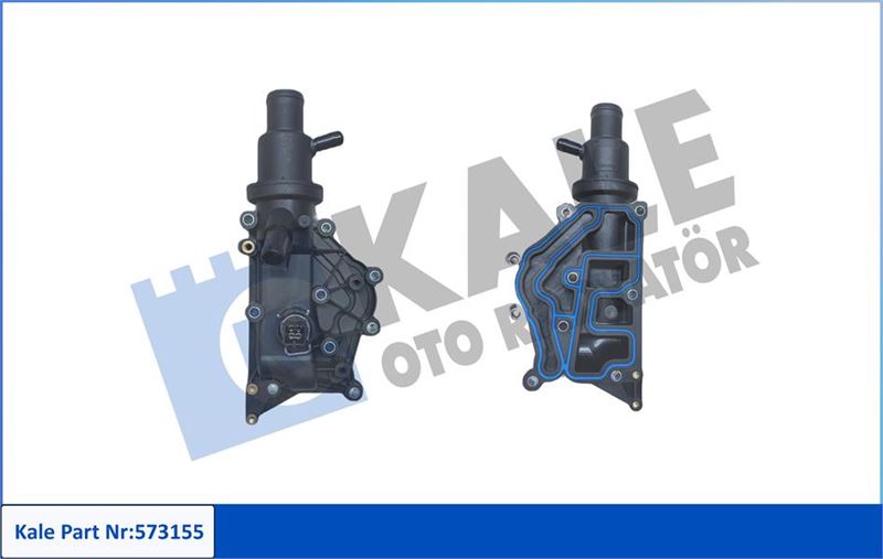 TERMOSTAT 89°C PLASTIK GOVDELI KOMPLE RENAULT CLIO II LAGUNA II - KALE RADYATOR - OEM 8200561426