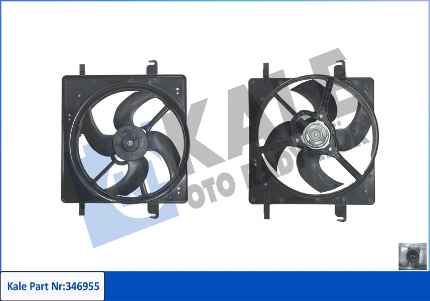 FAN MOTORU DAVLUMBAZLI FORD KA 1.3 97>01 - KALE - OEM 1088845