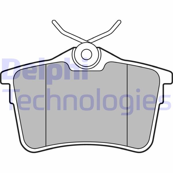 FREN BALATASI ARKA (87MM) PASSAT 307 MEGANE II PARTNER TEPE - DELPHI - OEM 425429