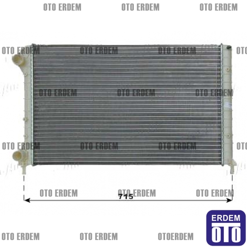 RADYATOR DOBLO DOBLO CARGO 1.4 10 05> 1.6 1.9D 01> (MEK+AC) (AL PL BRZ) 61766 - ORIS - OEM 46749018