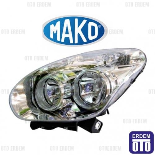 Fiat Doblo 3 Ön Far Lambası Sol Orijinal Mako 51810672 - Mako
