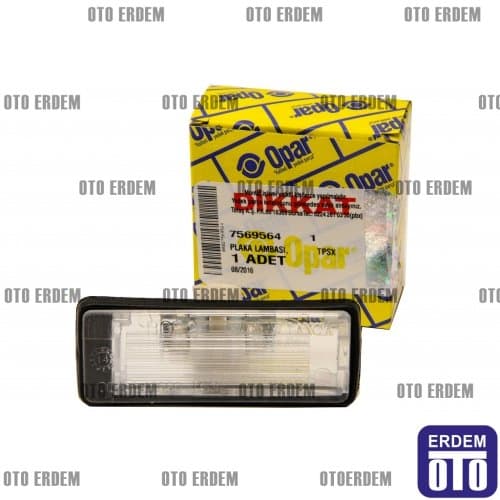 Fiat Tipo Plaka Lambası Komple Orjinal 7569564