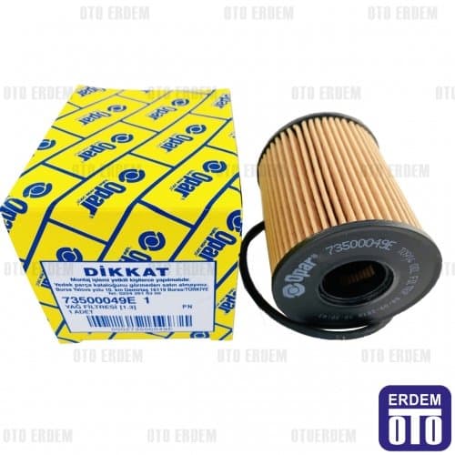 Fiat 1.3 Mjet Opar Tınaklı Yağ Filtresi (purflux) 73500049E