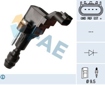 ATEŞLEME BOBİNİ 2.0 INSIGNIA A-ASTRA J A20NHT-NFT ANTARA-CAPTIVA 2.4 A24XE-A24XF - GM - OEM 12638824