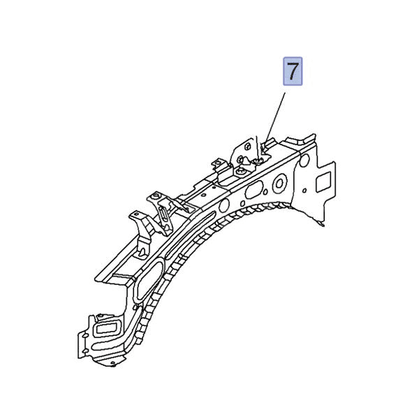 Çamurluk Braketi Ön Sol OPEL ORJINAL 13471868