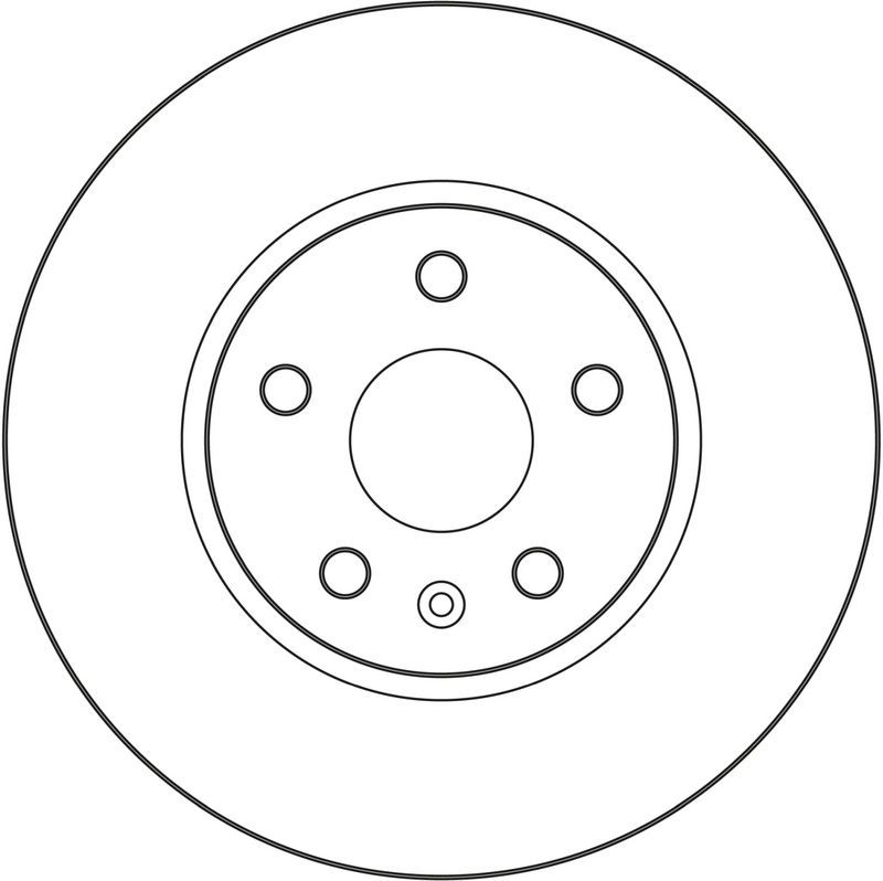 FREN DİSKİ ÖN tek taraf 17' INSIGNIA - GM - OEM 13501308