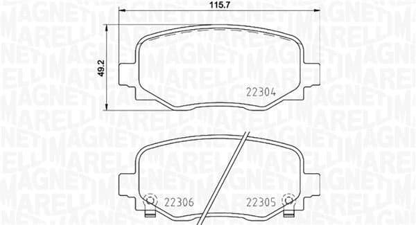 Fren Disk Balata Arka FIAT ORJINAL 363700423177