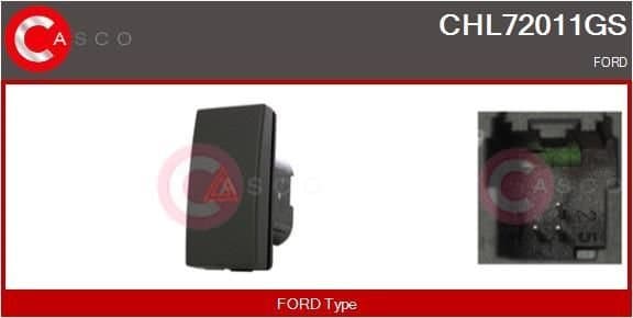 Dörtlü Flaşör Düğmesi  FORD ORJINAL 3M5T13A350AB