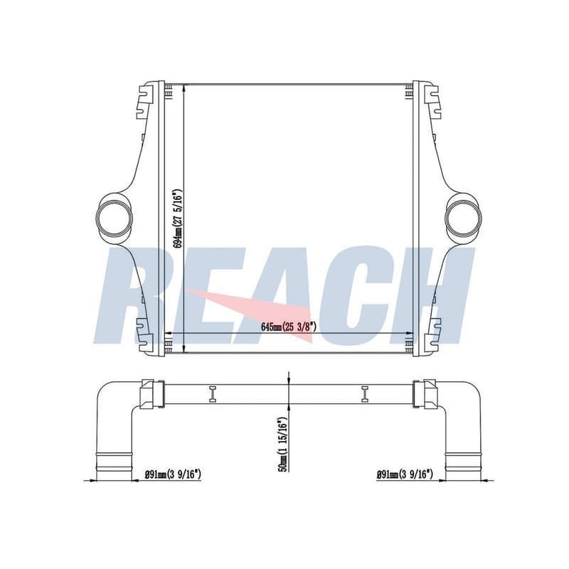 Turbo Radyatörü  IVECO ORJINAL 41016520