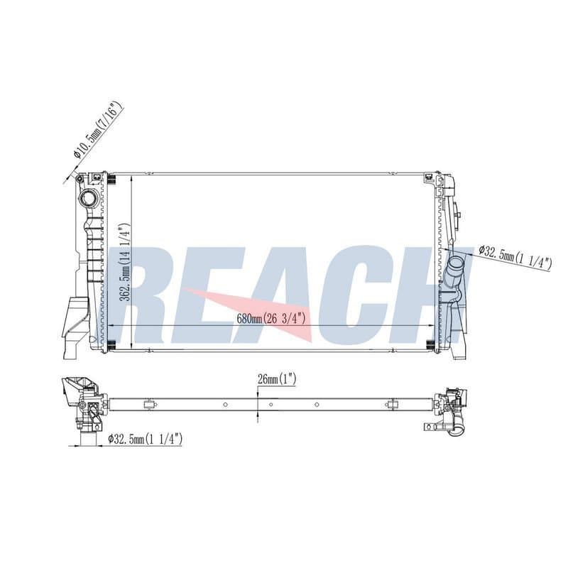 Su Radyatörü IVECO ORJINAL 42577220