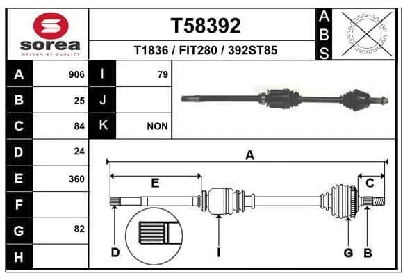 Aks Komple Ön Sağ FIAT ORJINAL 46307543