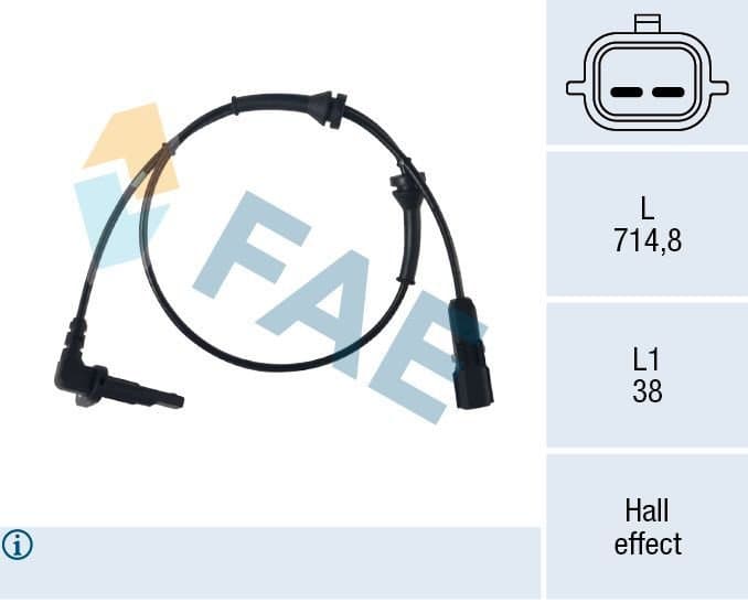 Abs Sensörü Arka Sağ veya Sol RENAULT ORJINAL 479002199R