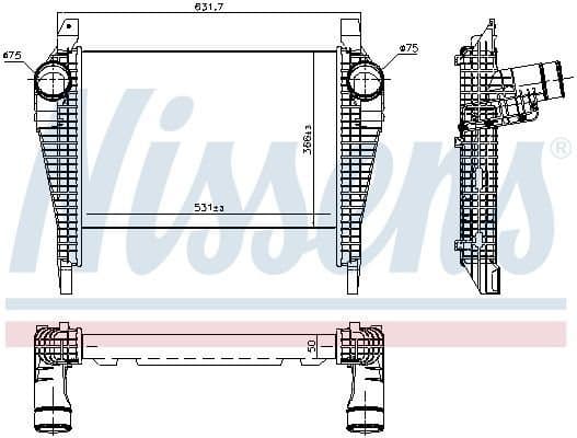 Turbo Radyatörü  IVECO ORJINAL 504028468