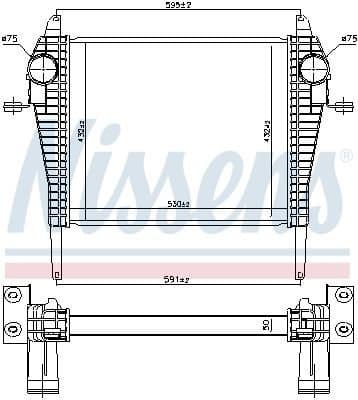Turbo Radyatörü  IVECO ORJINAL 504289364
