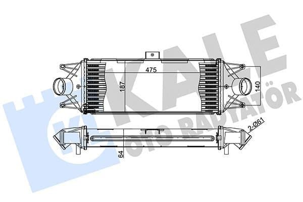 Turbo Radyatörü  IVECO ORJINAL 5801349166