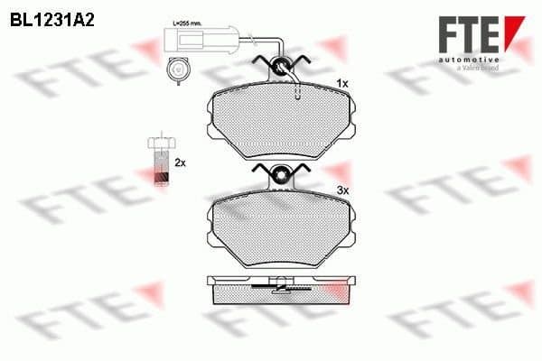 Fren Disk Balata Ön FIAT ORJINAL 5892330E