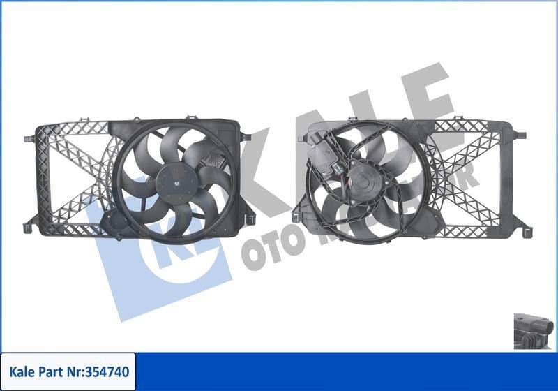 Radyatör Fan ve Motoru FORD ORJINAL 6C118C607AD