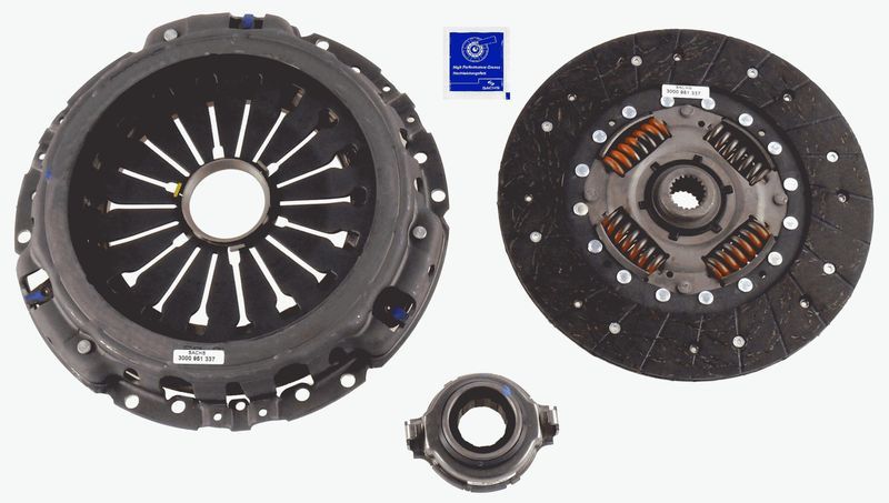 DEBRIYAJ TAKIMI 3LU BASKI+DISK+RULMAN 147 3.2I V6 24V 3.2I SELESPEED V6 24V 02 03>09 04 156 3.2I GTA - VALEO - OEM 71722828
