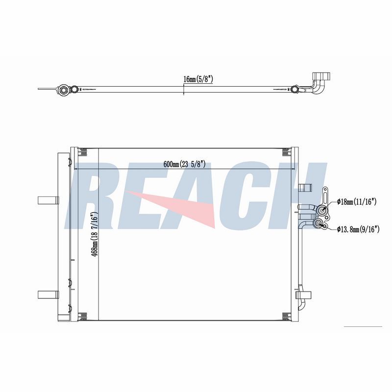 KONDENSER MONDEO - VALEO - OEM 1457675