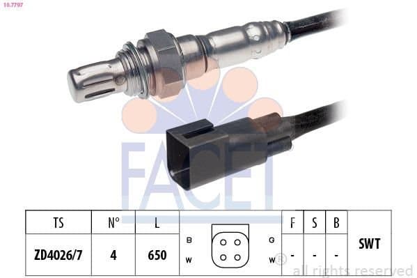 Oksijen (Lambda) Sensörü FORD ORJINAL 93AB9F472AA