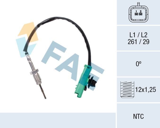 Egzoz Sıcaklık Sensörü  FIAT ORJINAL 9677671280