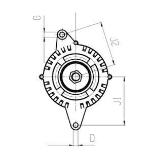 Alternatör MITSUBISHI ORJINAL A4TU9286