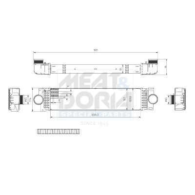 TURBO RADYATORU MONDEO V GALAXY S-MAX - VALEO - OEM 1870328