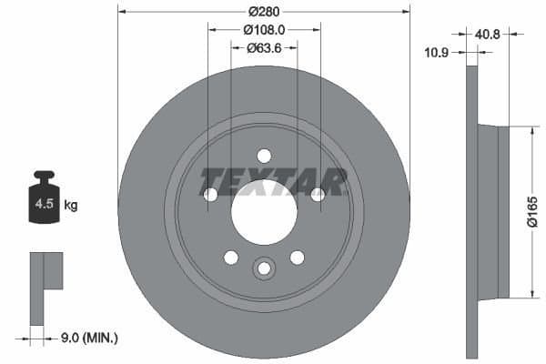 Fren Disk Ayna Arka Sağ ve Sol FORD ORJINAL ME7M5J2A315BA