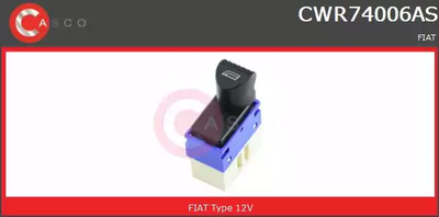 CAM ACMA KAPAMA ANAHTARI SAG ALBEA-PALIO SAG MAVI (6 FIS) - MCAR - OEM 98809719
