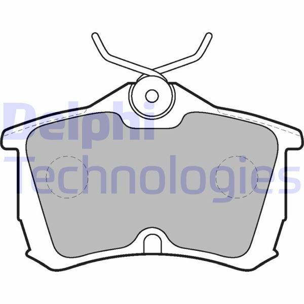 ARKA FREN BALATA HONDA ACCORD EURO 1.8L 2.0L F18B F20Z (CH CG kasa) 98-02 / 2.0L 2.4L K20 K24 2.2L CDTi (CL CN kasa) 03-> - DELPHI - OEM 43022S1AE50