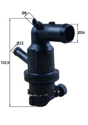 TERMOSTAT Thermostat housing — MAHLE TH5687 - MAHLE
