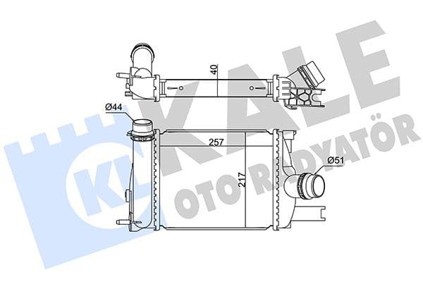 TURBO RADYATÖRÜ INTERCOOLER RENAULT CLIO IV 0.9 TC...