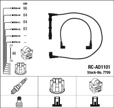 RC-AD1101 ATEŞLEME KABLOSU - NGK