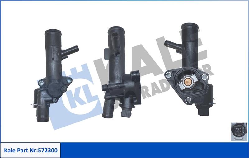 KOMPLE TERMOSTAT-PLASTİK GÖVDELİ 89°C DACIA LOGAN- - KALE - OEM 11060BN700