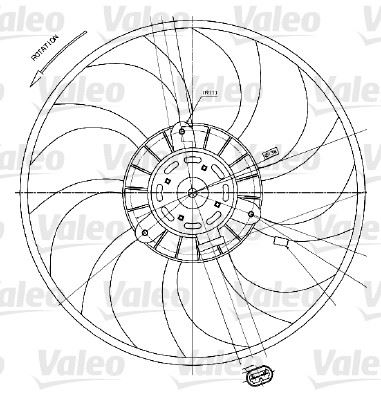 FAN MOTORU MASTER 01>MOVANO 01> 1.9DCI-2.2DC - VALEO - OEM 7701046205