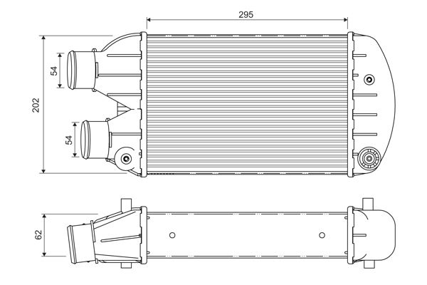 TURBO RADYATÖRÜ FIAT BRAVA - VALEO - OEM 3276428178813