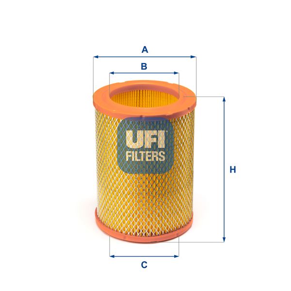 HAVA FİLTRESİ R12 - UFI - OEM 7701001494