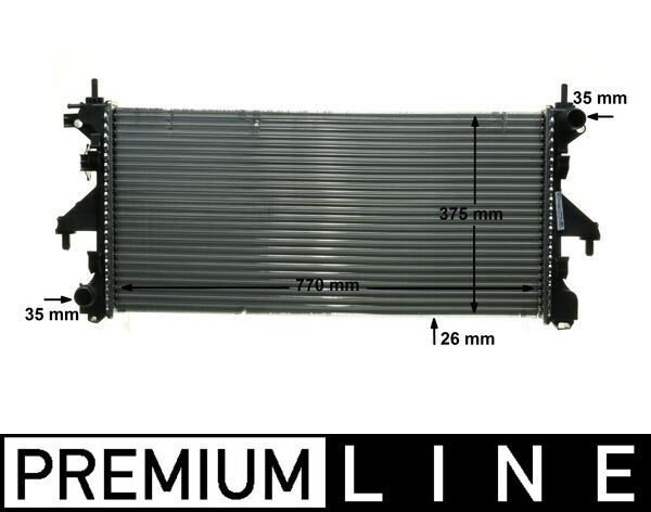 Kühlmittelkühler FIAT DUCATO — MAHLE CR885000P - MAHLE