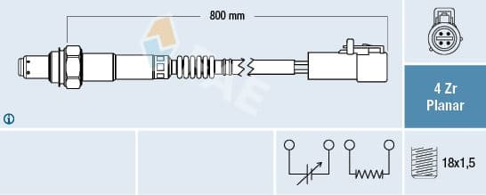 OKSIJEN SENSORU FORD FIESTA FIESTA IV (JA_. JB_): ...