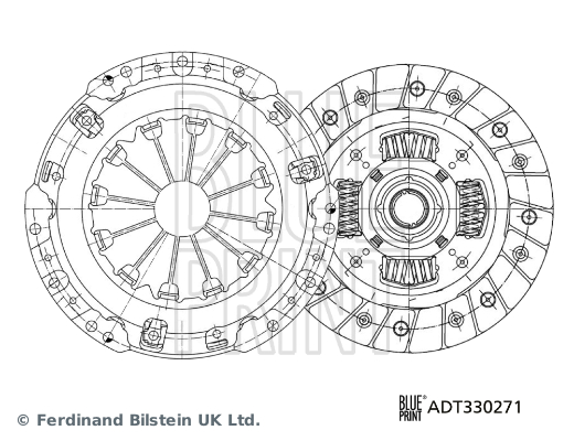 DEBRİYAJ SETİ TOYOTA — BLUEPRINT ADT330271 - BLUEPRINT - OEM 3121052090S1