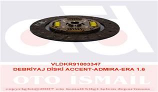 DEBRİYAJ DİSKİ ACCENT-ADMIRA-ERA 1.6 (HD05) - VALEO - OEM 4110034010